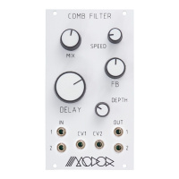 Modor Eurorack Comb Filter по цене 34 000 ₽