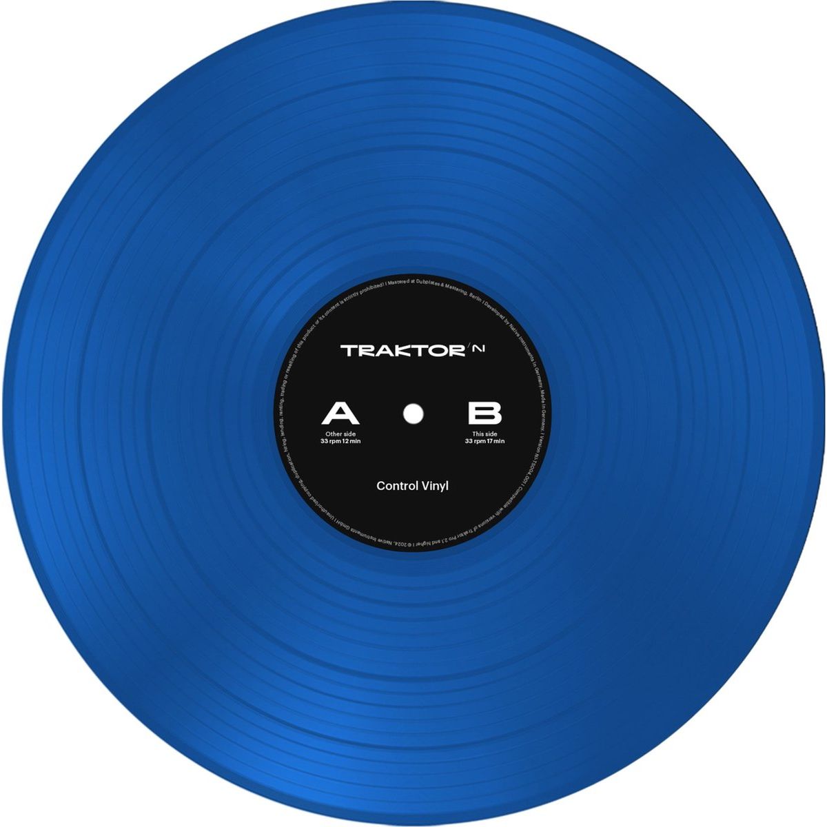 Native Instruments Traktor Control Vinyl MK2 2024 Edition Blue по цене 3 400 ₽
