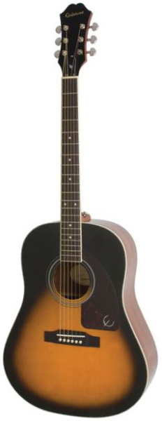 Epiphone AJ-220S Solid Top Acoustic Vintage Sunburst