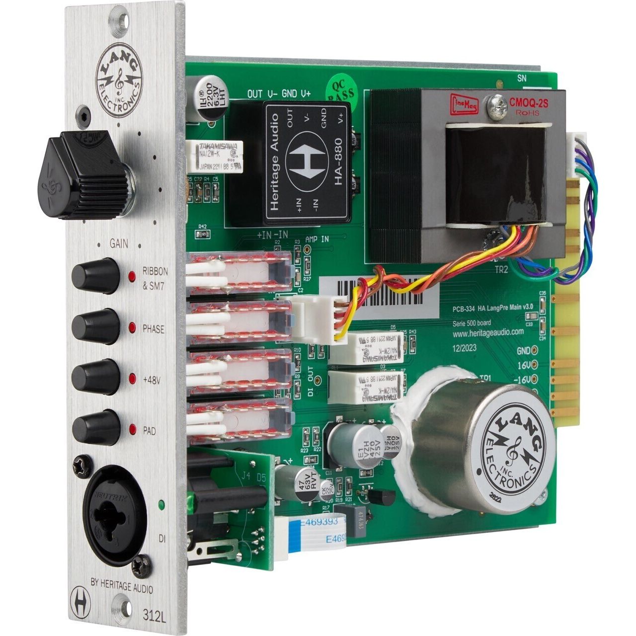 Heritage Audio LANG 312L 500 Series NY Style Preamp по цене 41 850 ₽