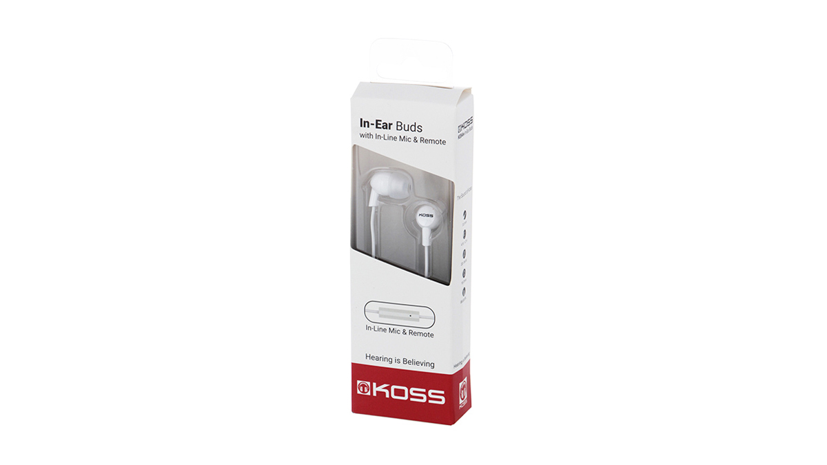 KOSS KEB4iW White по цене 600 ₽