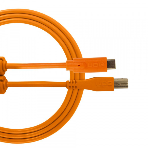UDG Ultimate Audio Cable USB 2.0 C-B Orange Straight 1.5m по цене 1 360 ₽
