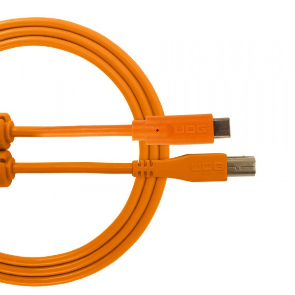 UDG Ultimate Audio Cable USB 2.0 C-B Orange Straight 1.5m по цене 1 641.25 ₽