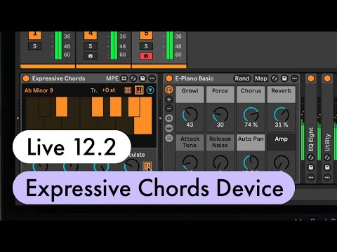 Coming in Live 12.2 – Expressive Chords