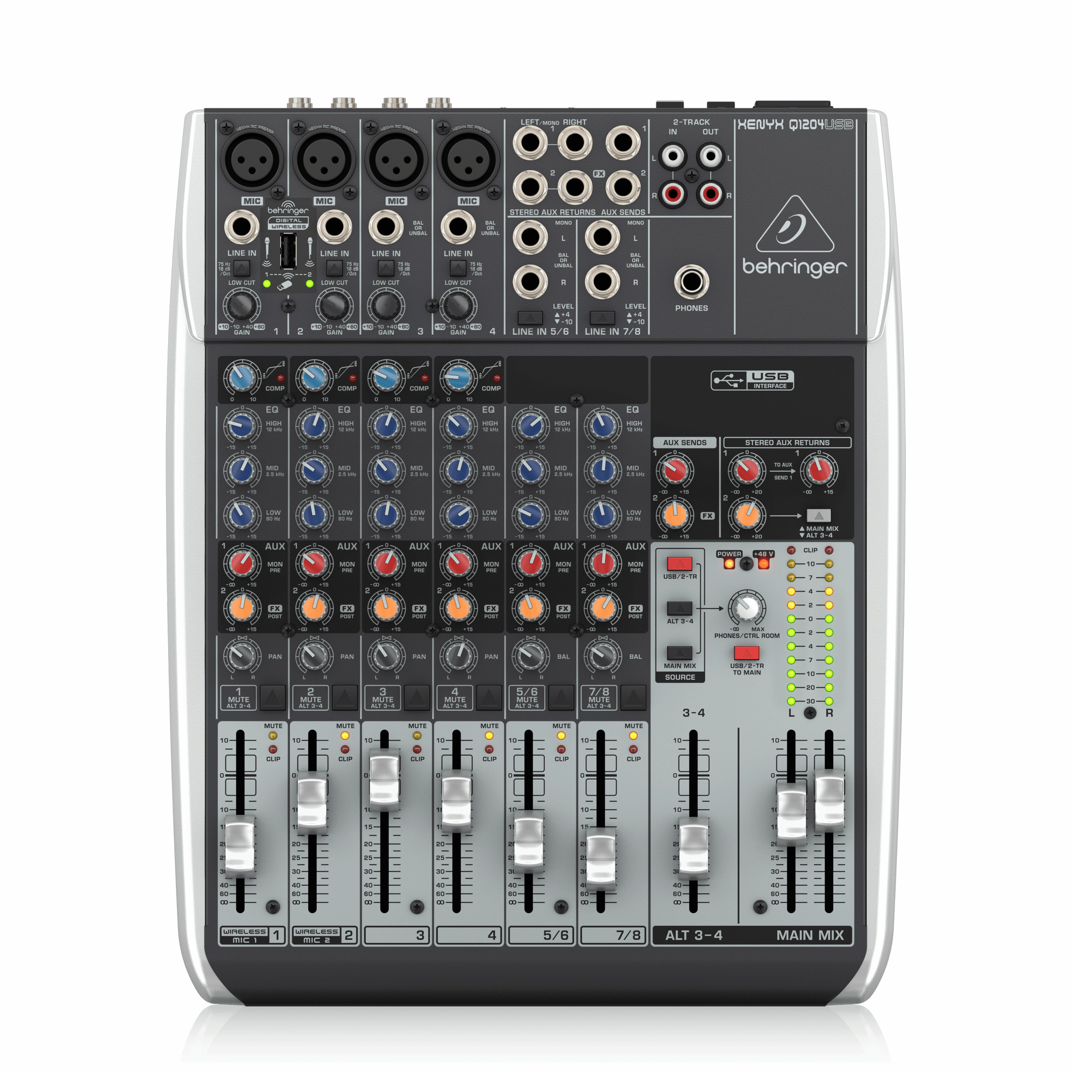 Behringer XENYX Q1204USB по цене 18 200 ₽