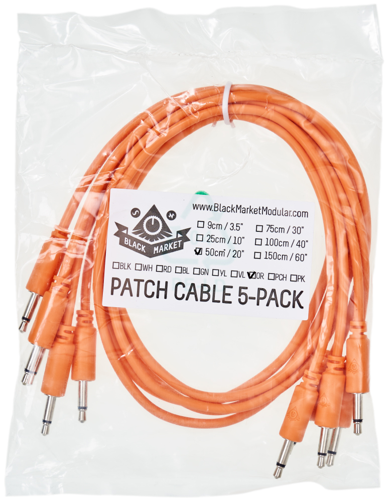 Black Market Modular patchcable 5-Pack 50 cm orange по цене 1 400 ₽