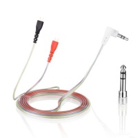 ZOMO replacement cable for Sennheiser HD 25 transparent 1,5m сменный прямой кабель по цене 3 375 ₽