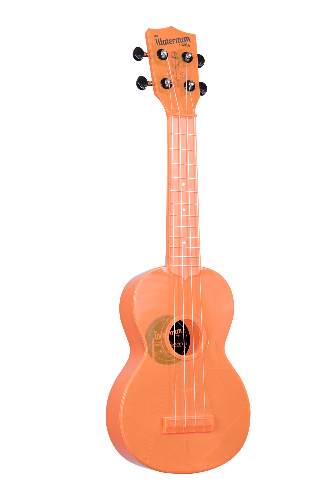 Waterman by Kala KA-SWF-OR Fluorescent Orange Soprano Ukulele по цене 2 460 ₽