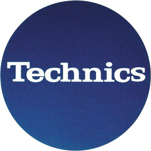 Slipmat-Factory Technics Blue Logo White (пара) по цене 1 180 ₽