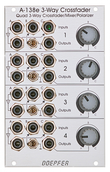 Doepfer A-138e Quad 3Way Xfade/Mix/Polarizer по цене 11 250 ₽