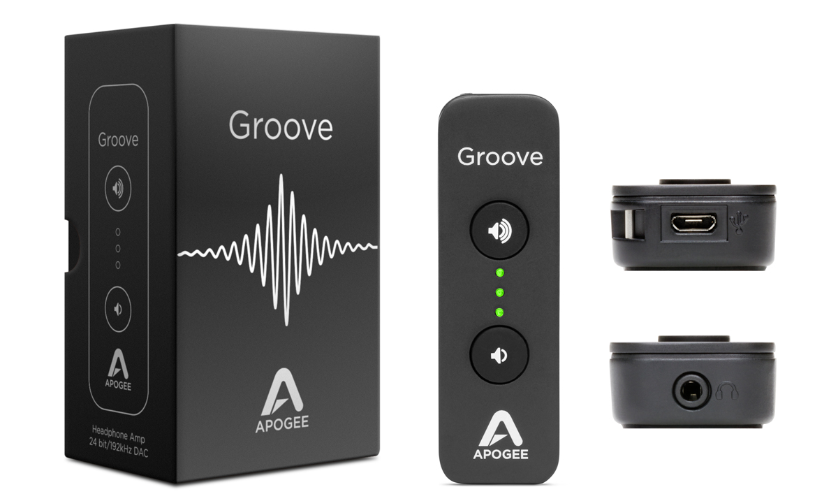 Apogee Groove — новый портативный усилитель для наушников