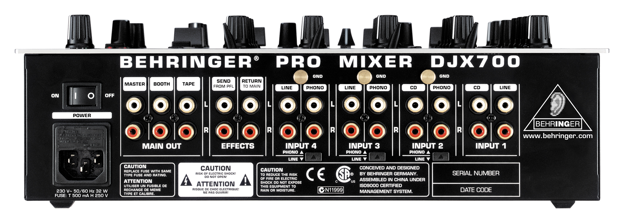 Behringer DJX750 по цене 29 150 ₽