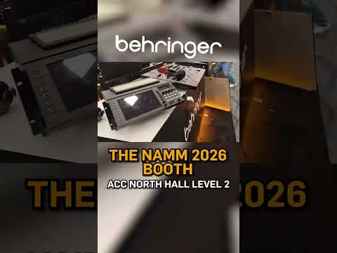 Our booth at NAMM 2026! Check us out at ACC North Hall Level 2! #behringer #NAMM #NAMM2026