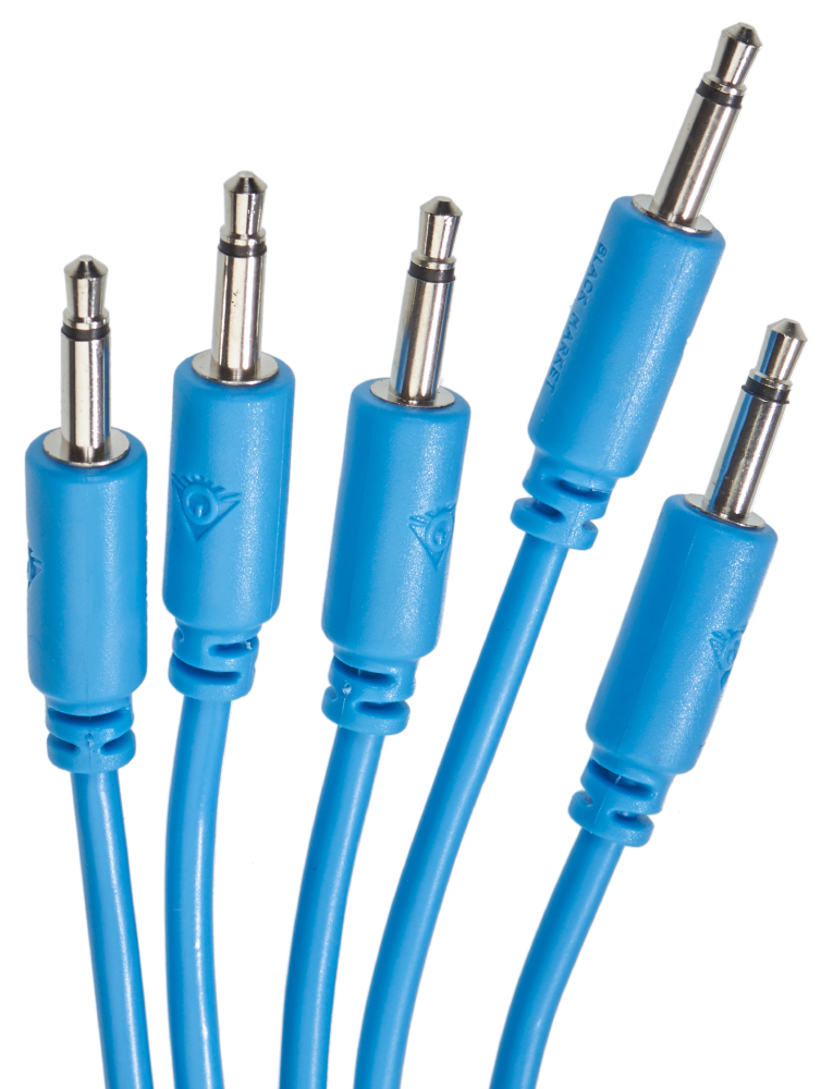 Black Market Modular patchcable 5-Pack 25 cm blue по цене 1 200 ₽