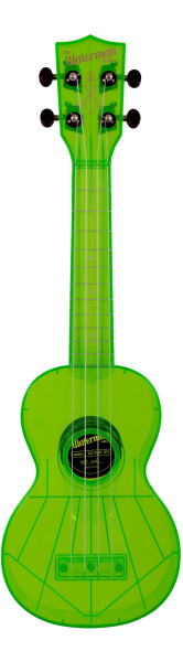 Waterman by Kala KA-SWF-GN Fluorescent Green Soprano Ukulele по цене 4 100 ₽