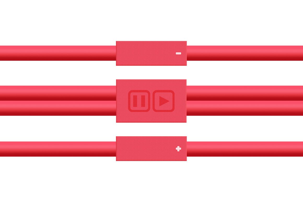 DJTT Chroma Cables Audio 1/4 - RCA Red по цене 2 870 ₽
