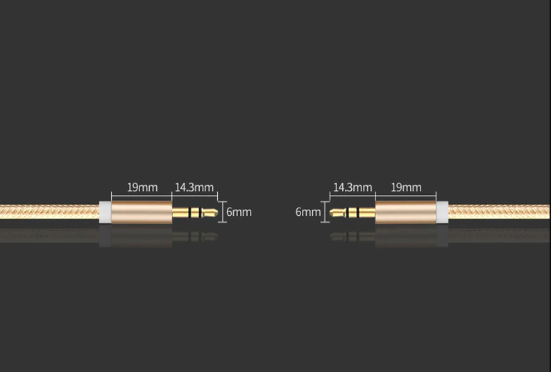 AFDJ Кабель Stereo Jack 3.5 - Stereo Jack 3.5, 1 м, серебристый по цене 250 ₽