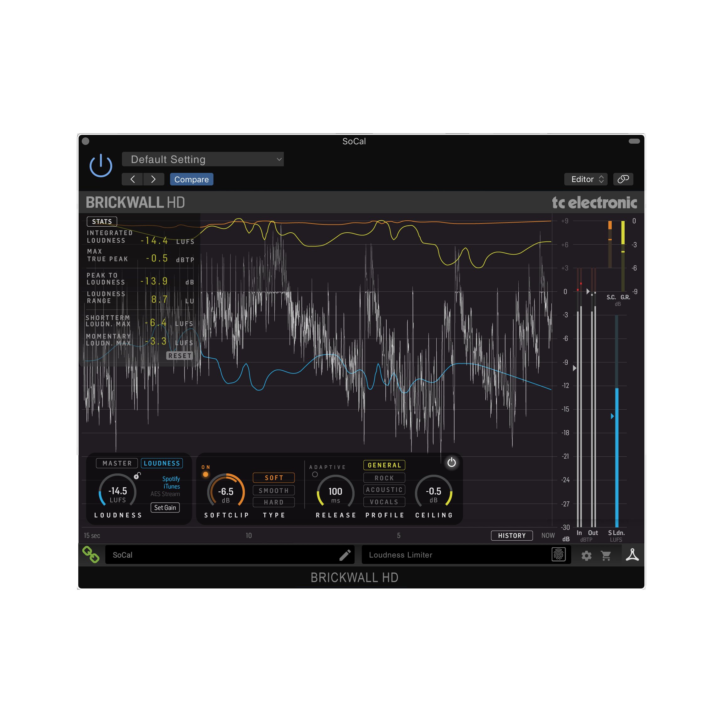 TC Electronic BRICKWALL HD-DT по цене 13 200 ₽