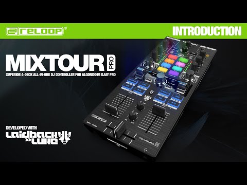 Reloop Mixtour Pro X Laidback Luke - 4-Deck All-In-One DJ Controller for djay Pro (Introduction)