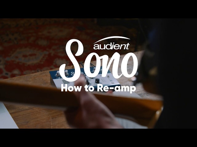 Audient Sono - How to re-amp your own amplifiers