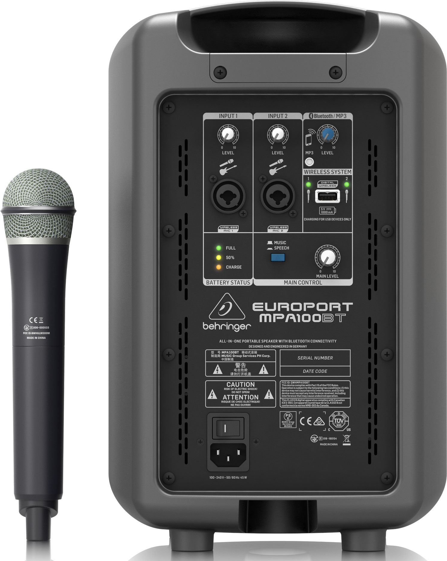 Behringer Europort MPA100BT по цене 35 920 ₽