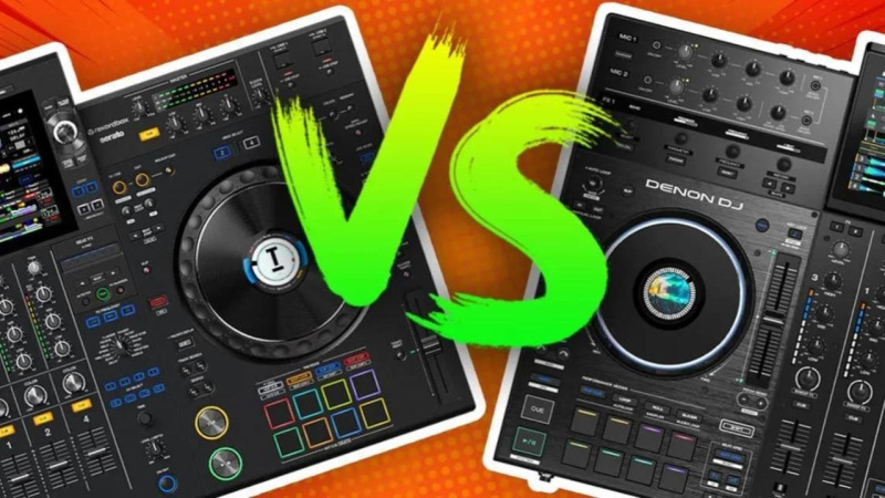 AlphaTheta XDJ-AZ vs Denon DJ Prime 4+: битва флагманских универсальных диджейских систем