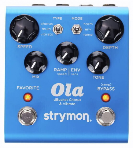 Strymon Ola dBucket Chorus & Vibrato по цене 32 560 ₽