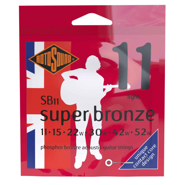 Rotosound SB11 Strings Phosphor Bronze по цене 970.00 ₽