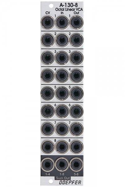 Doepfer A-130-8 Octal Linear VCA / Voltage Controlled Mixers по цене 16 860 ₽