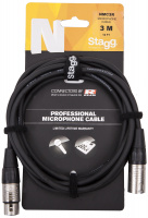 STAGG NMC3R Кабель XLR f - XLR m