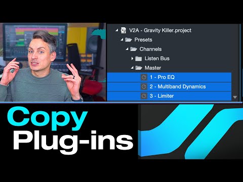 Secret Trick to Copy Plug-ins with Settings to Other Songs in Studio One! | Presonus