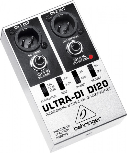 Behringer ULTRA-DI DI20 по цене 2 850 ₽