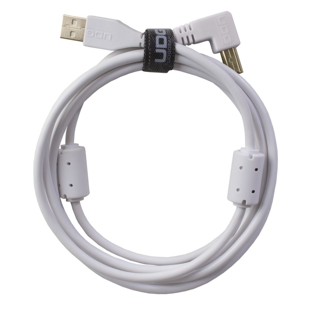 UDG Ultimate Audio Cable USB 2.0 A-B White Angled 1m по цене 1 084.80 ₽