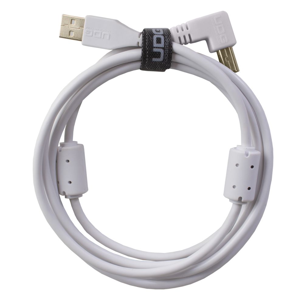 UDG Ultimate Audio Cable USB 2.0 A-B White Angled 1m по цене 900 ₽