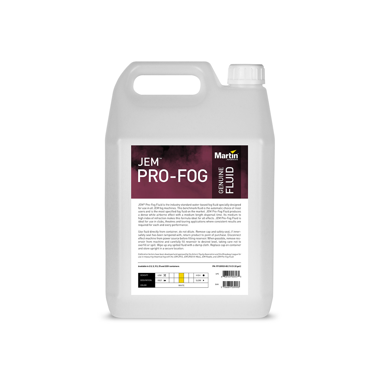 Martin JEM Pro-Fog 5L по цене 7 550 ₽