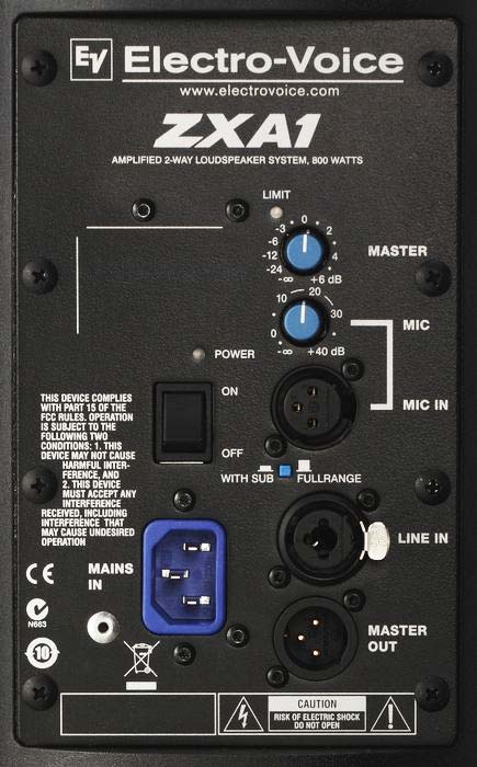 Electro-Voice ZxA1-90B по цене 115 200.00 ₽