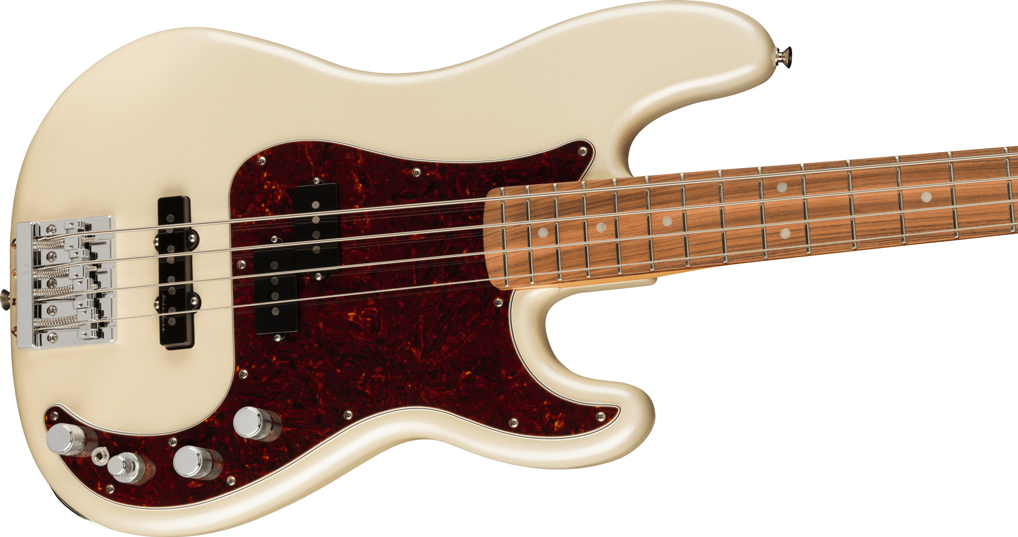 Fender Player Plus Active P Bass PF Olympic Pearl по цене 154 000 ₽