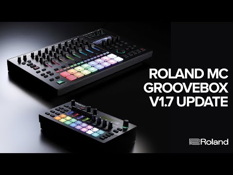 Roland MC-101 & MC-707 GROOVEBOX v1.7 Update: Scene Chain, Audio Insert Enhancements, and more