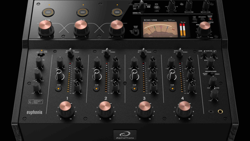 AlphaTheta | Euphonia: 4-канальный роторный микшер