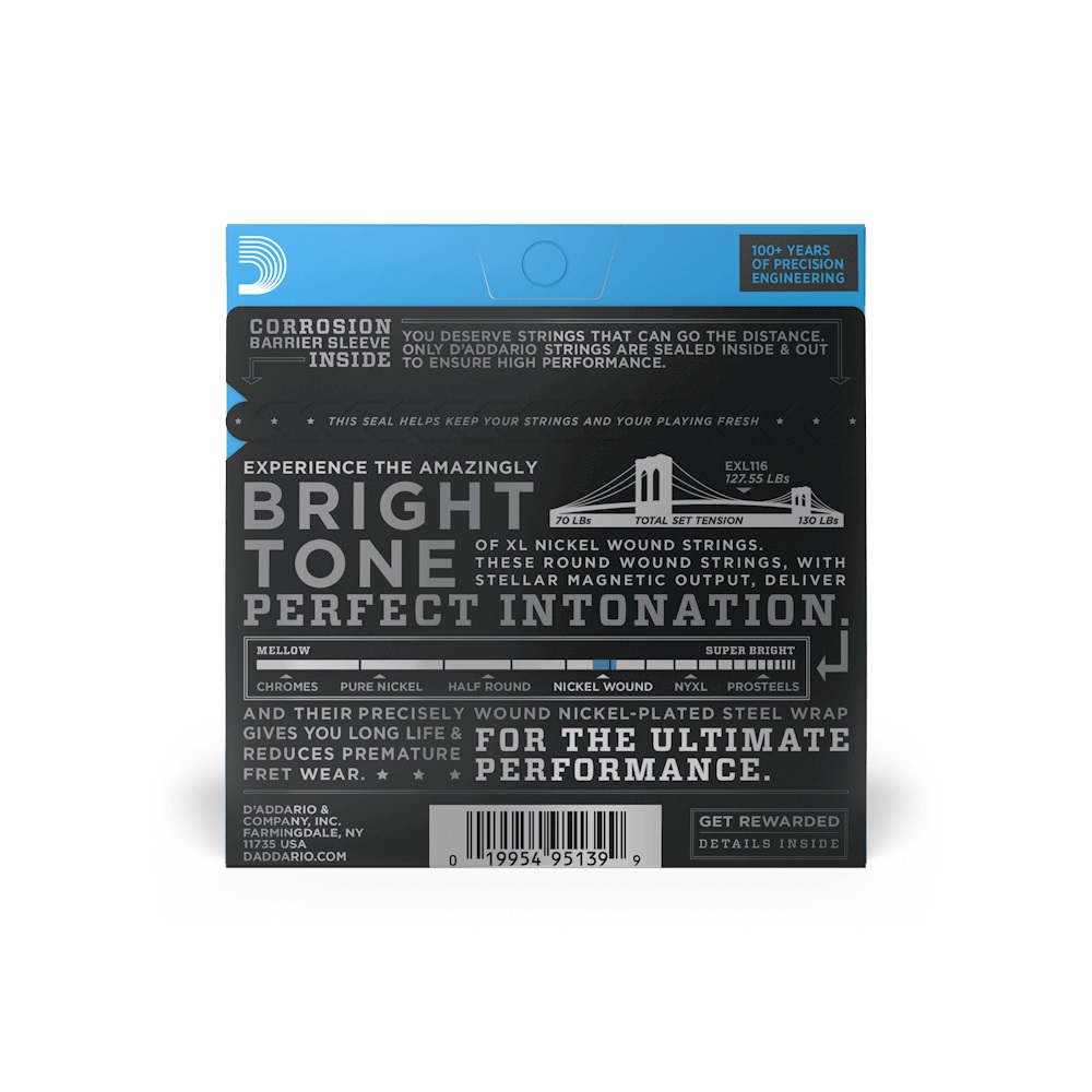D'Addario EXL116 по цене 1 200 ₽