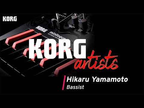 KORG minilogue bass - Hikaru Yamamoto plays & talks about her designed sounds