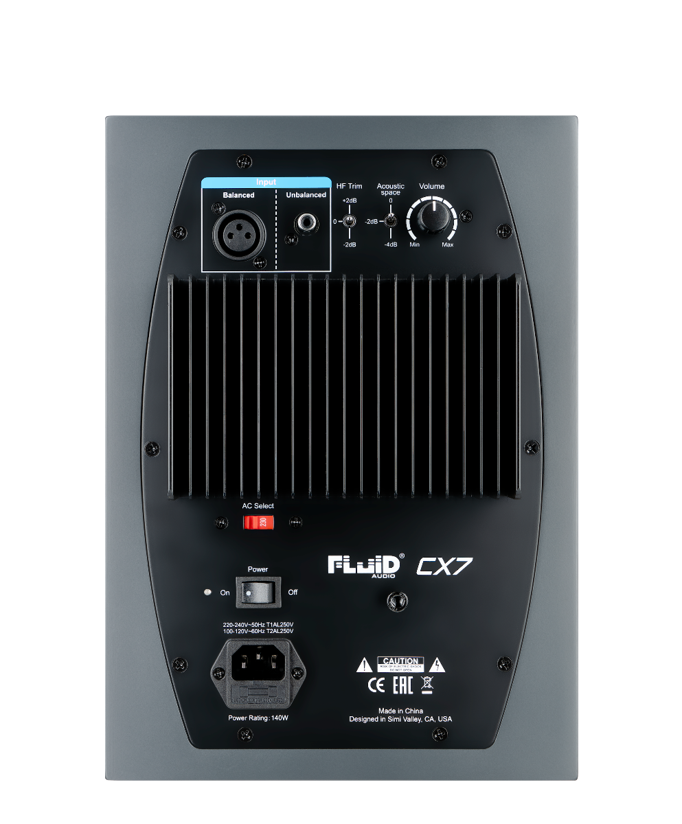 Fluid Audio CX7 Black по цене 65 990 ₽