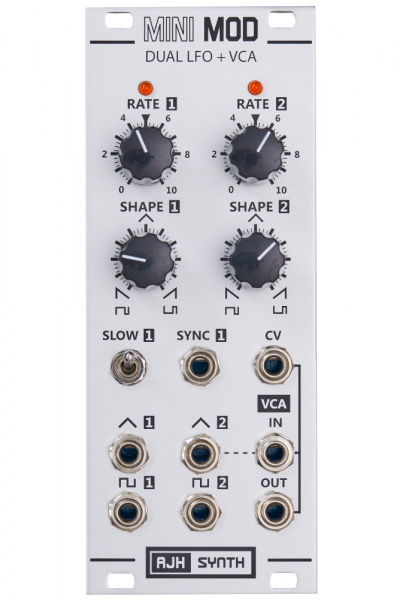 AJH Synth MiniMod Dual LFO + VCA silver по цене 24 860 ₽