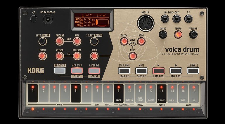 Компания Korg анонсировала выход Volca Drum и Volca Modular