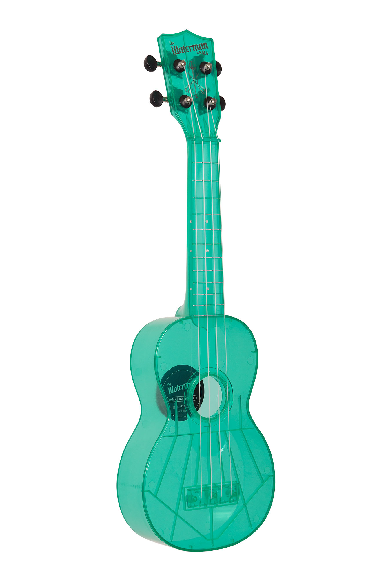 Waterman by Kala KA-SWF-BL Fluorescent Blue Soprano Ukulele по цене 2 340 ₽