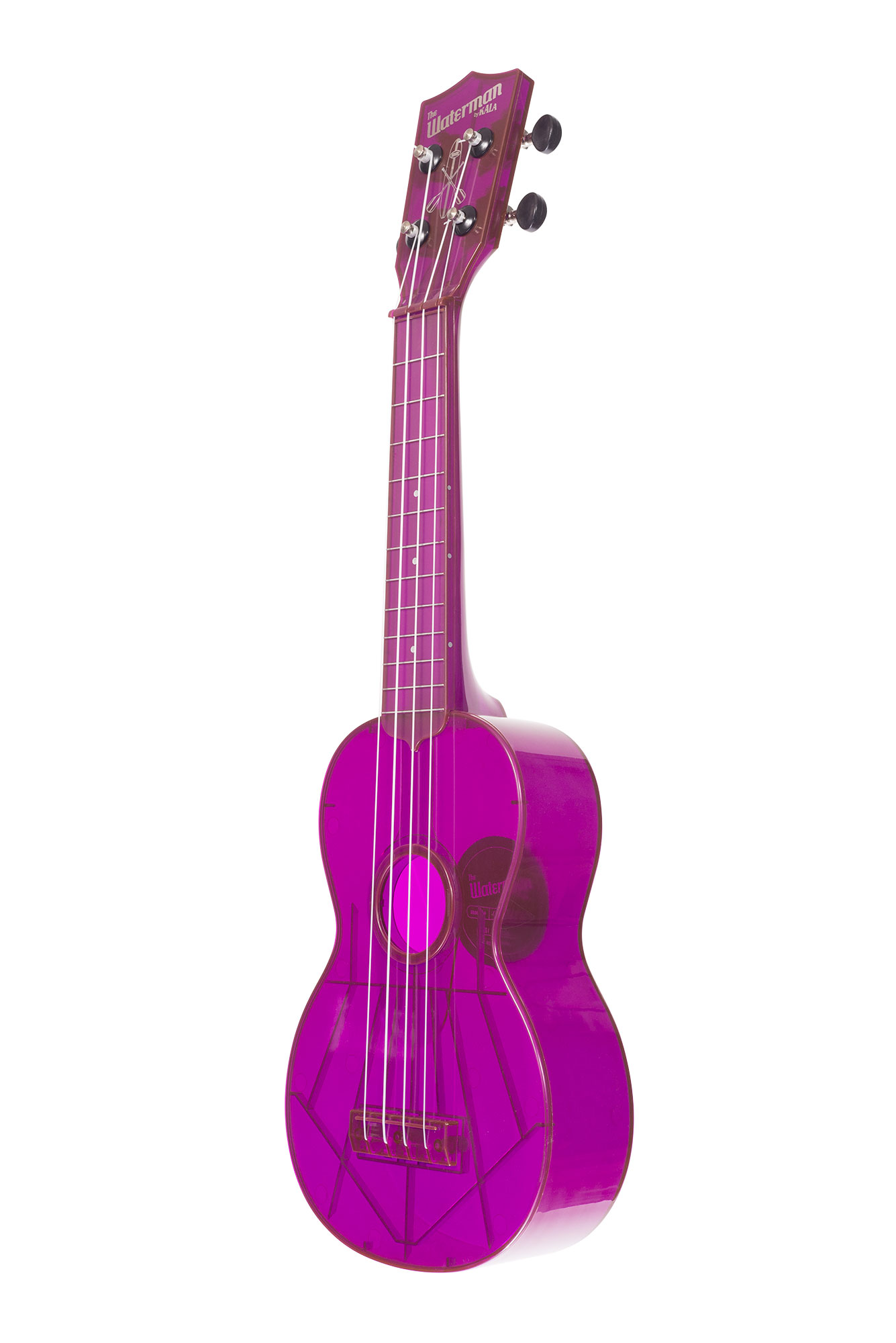 Waterman by Kala KA-SWF-PL Fluorescent Grape Soprano Ukulele по цене 4 550 ₽