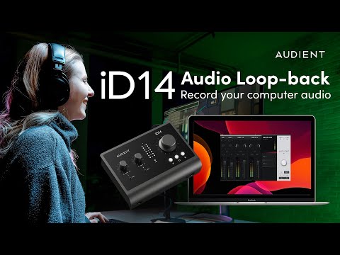 Audio Loop-back on Audient iD14 MKII - How to record your computer and mics!