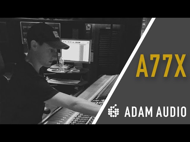 ADAM Audio | In the Studio with Alex Spencer | A77X & Sub15