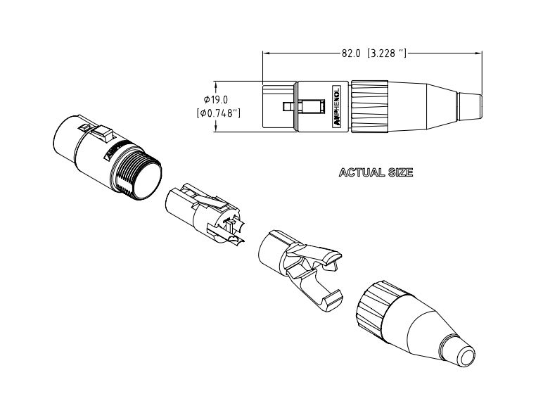 Amphenol AC3FB по цене 549 ₽