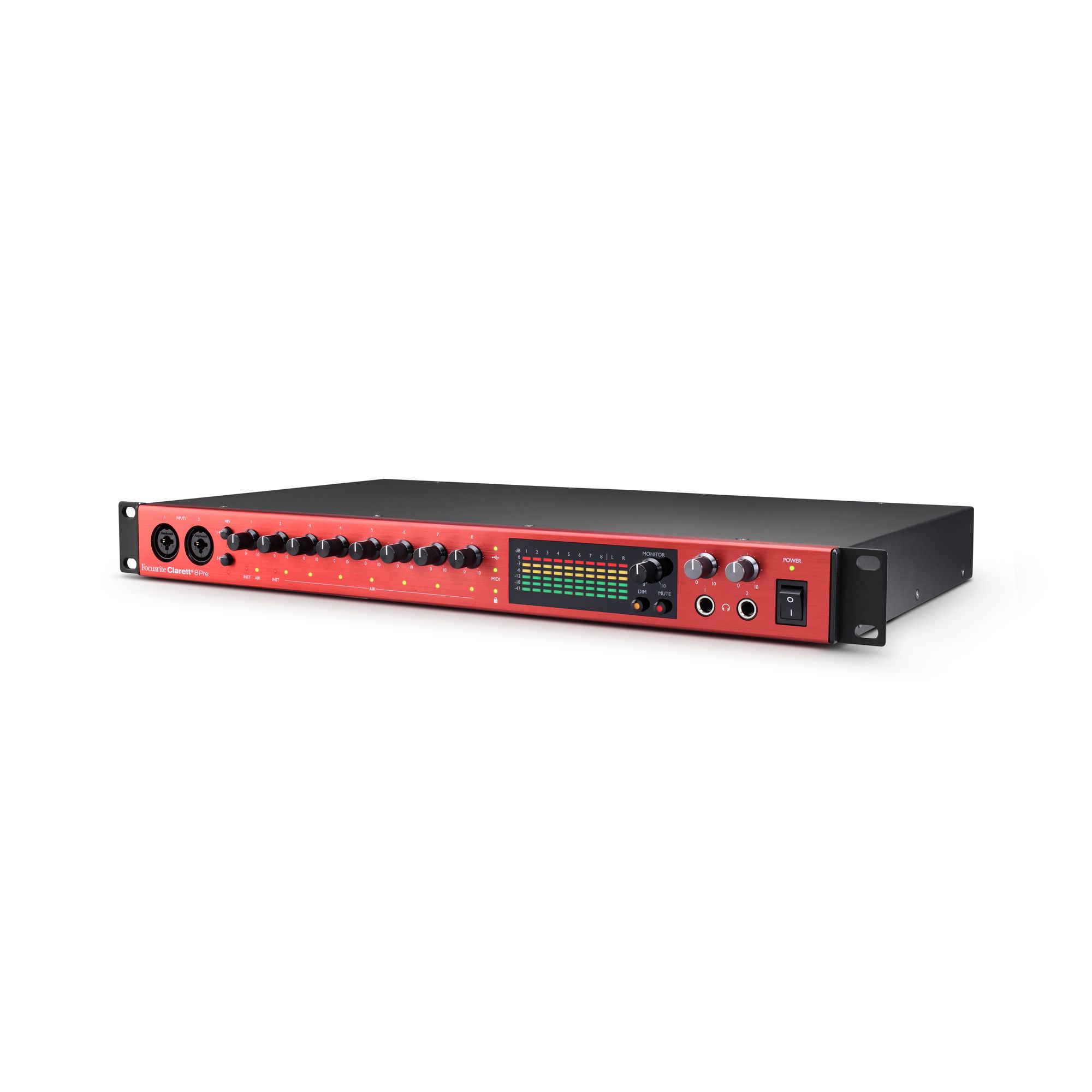 Focusrite Clarett+ 8Pre по цене 113 850 ₽